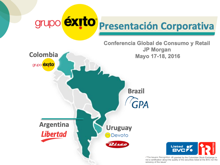 Presentación Corporativa Grupo Éxito 2017