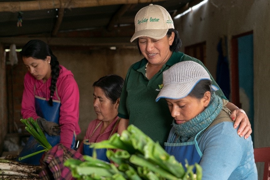 Lidia Díaz es una campesina nariñense que hace parte de la asociación AlSur y que se ha beneficiado de la compra local y directa que hace Grupo Éxito a los productores nacionales.