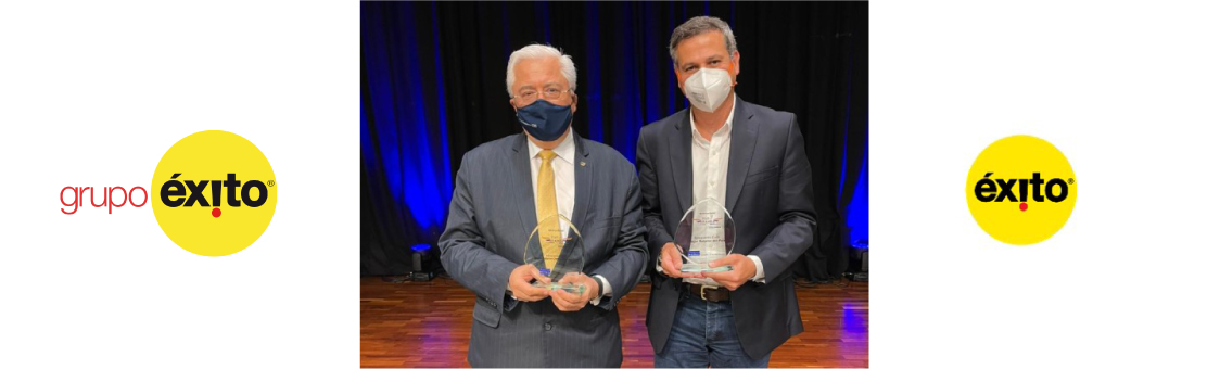 Grupo Éxito y su marca Éxito, ganadores en los premios del Retail Hall of Fame Colombia