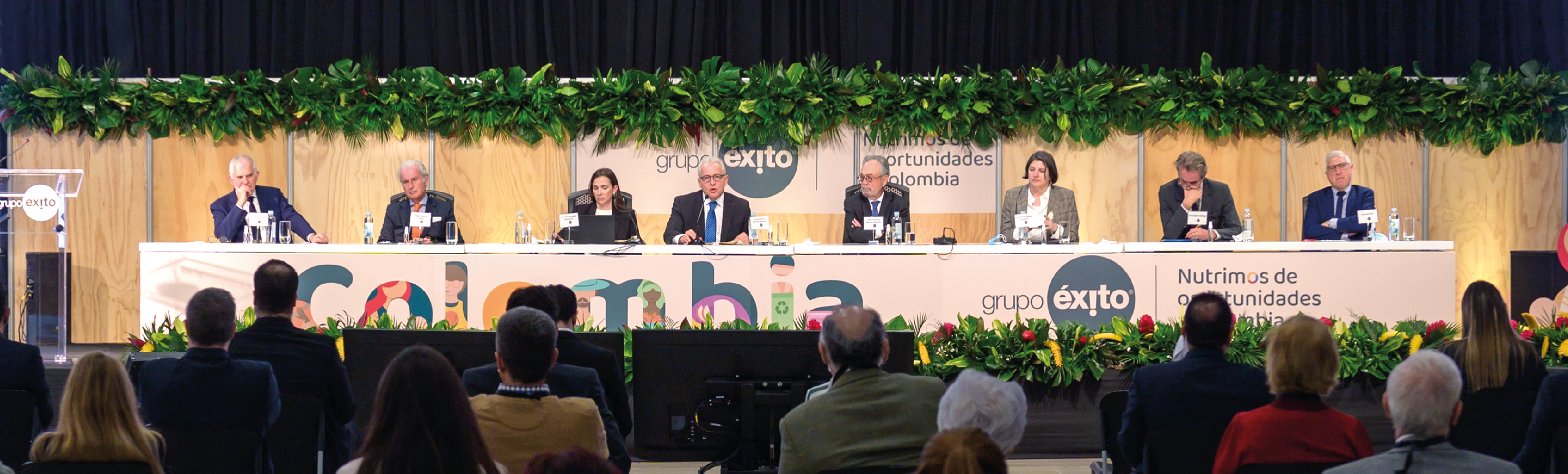 Mesa principal Asamblea General de Accionistas Grupo Éxito