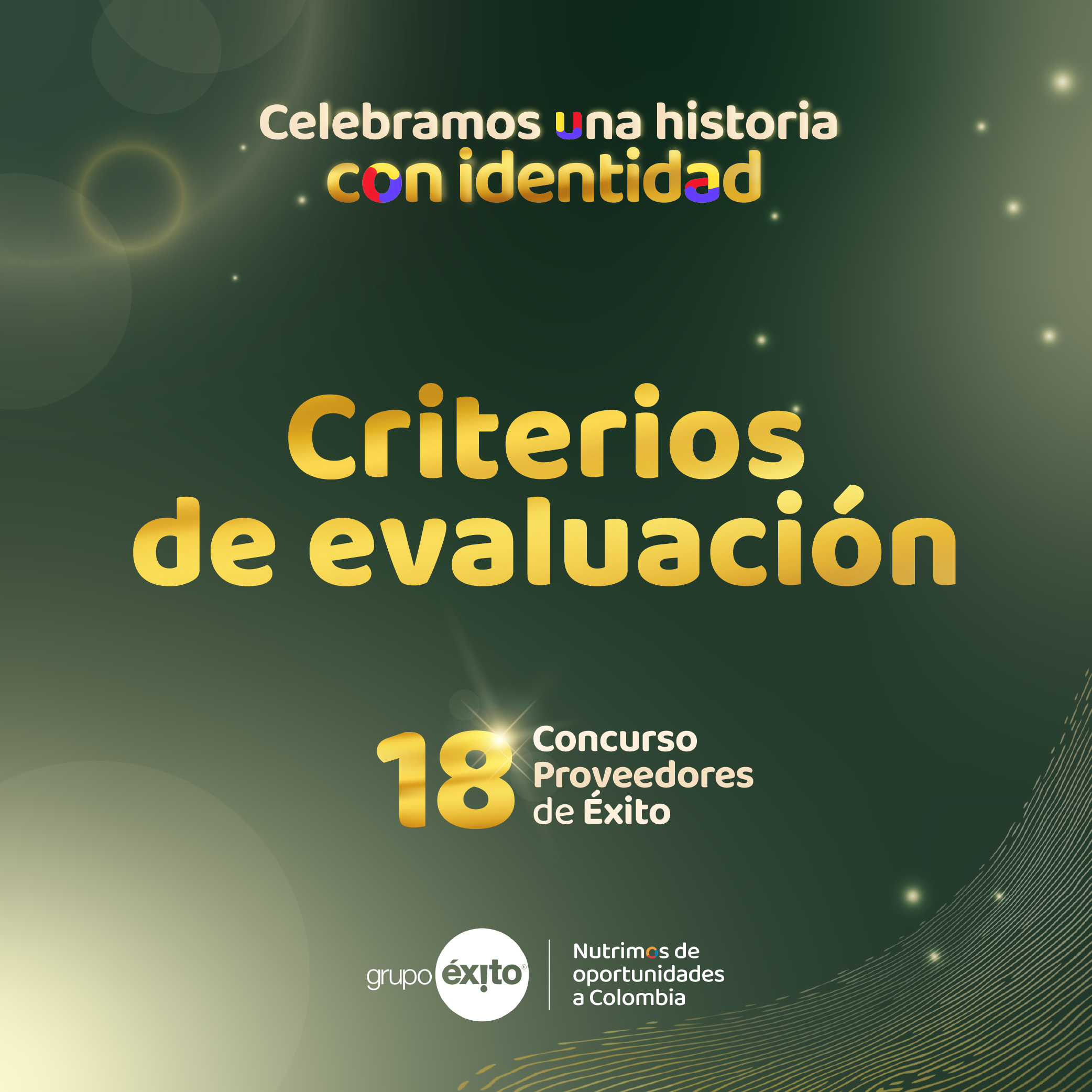 Criterios de evaluación: Concurso Proveedores de Éxito 2026