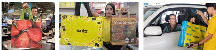 Imagen de las bolsas reutilizables